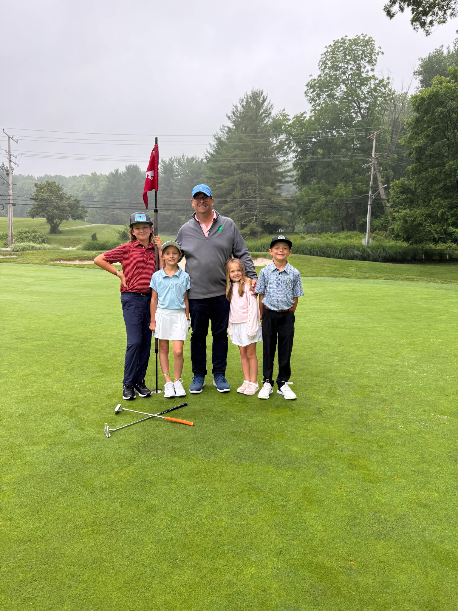 Matt Fox with his family